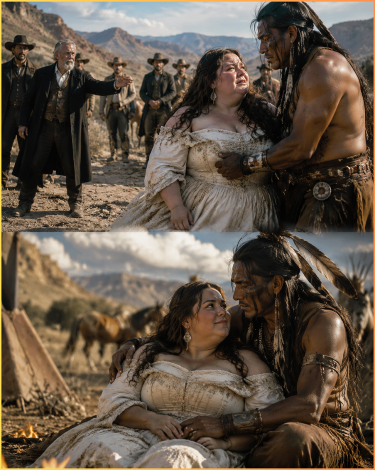 An Obese Noblewoman Was Handed Over to an Apache as Punishment by Her Father, But He Loved Her Like