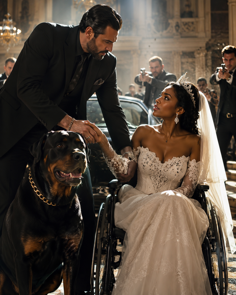 Mafia boss and His Dog Save a Wheelchair Bride — Unaware She’s a God-Sent Black Woman