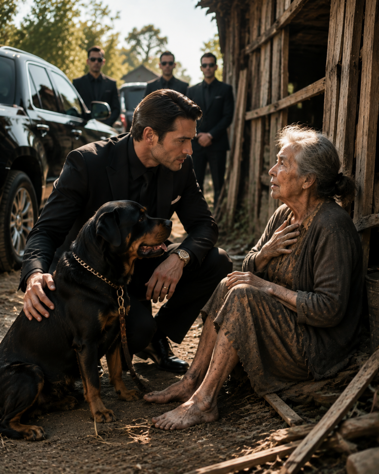 The Mafia Boss Returned with Loyal Dog to Find His Abandoned Mom – The Truth Made Him Freeze