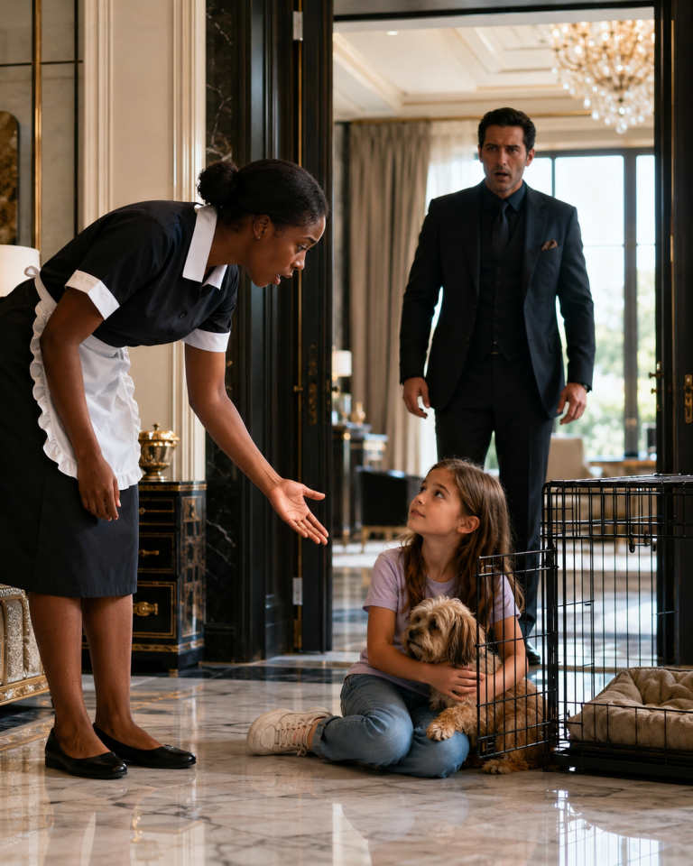 Black Maid Found Mafia Boss’s Daughter Locked In A Dog Cage — Unaware her father would change everything.
