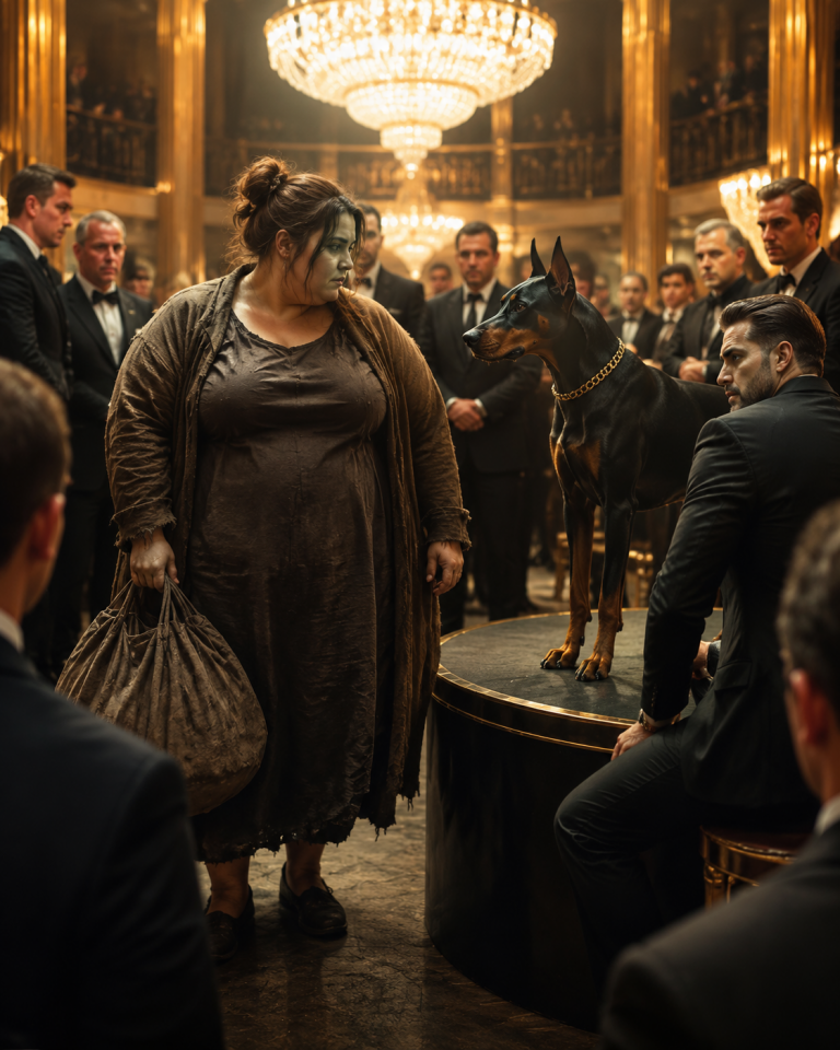 The Plus-Size Poor Widow Entered The Mafia Boss’s Secret Dog Auction—Then Every Eye Turned To Her