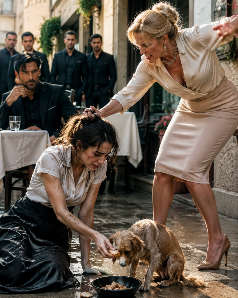 Stepmother Beats Poor Waitress For Feeding Stray Dog — The Mafia Boss Saw Her Scars & Takes Action