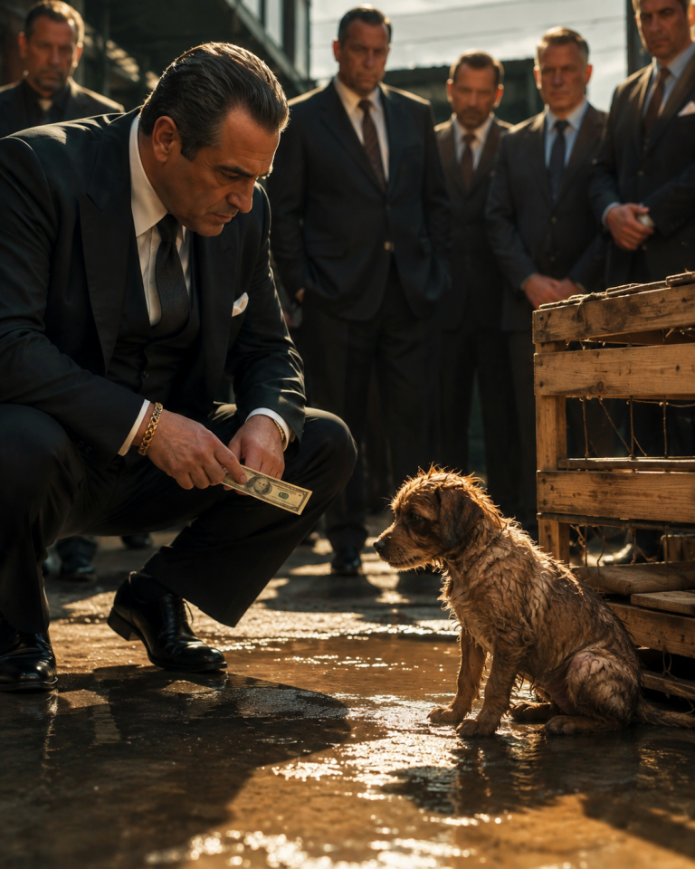 The mob boss bought a weak dog for $1 — not knowing it would change his life forever.