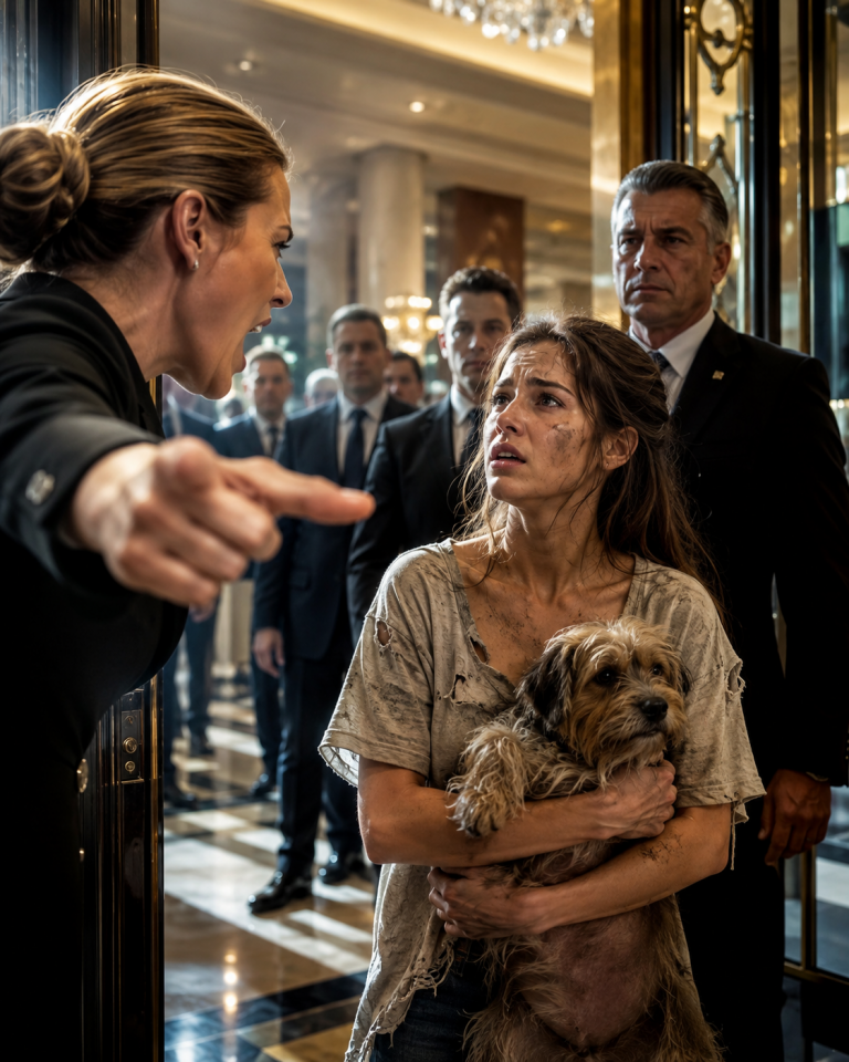 “Throw This Dirty Girl & Her Dog Out!” — A Clerk Shouted… Unaware She Is The Mafia Boss’s Daughter