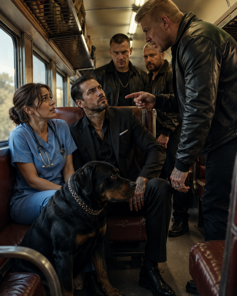 Thugs Bullied A Nurse & A Man With A Dog On The Train — Unaware He Was The Mafia Boss