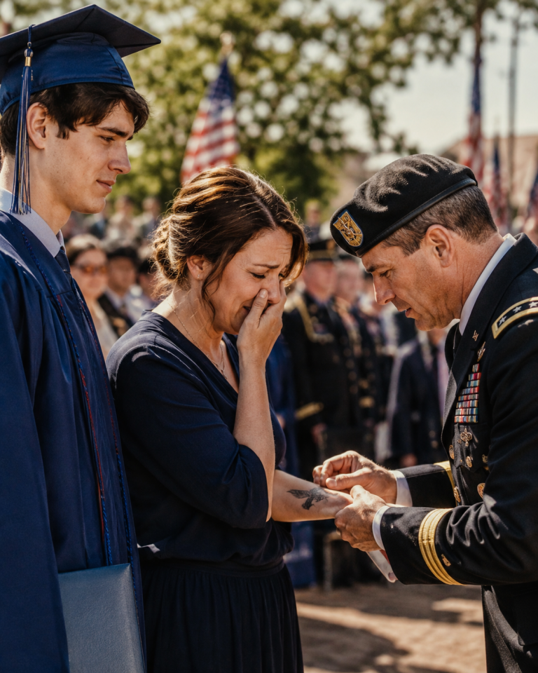 I Kept My Military Past Hidden From My Son—Until His Graduation Day, When a Lieutenant Colonel Spotted the Tattoo on My Wrist and Whispered, “Ma’am… What Happened to Unit Raven?”