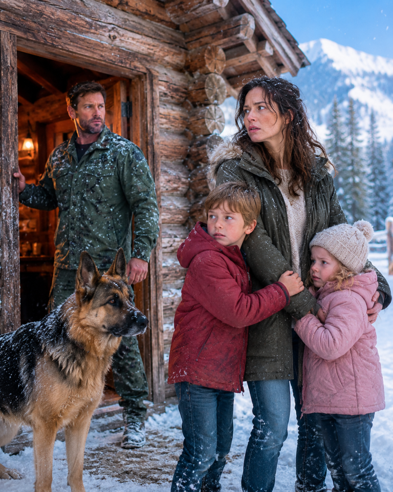 A retired Navy SEAL’s K9 alerted him to three strangers outside his cabin in a blizzard—then the dog refused to leave the frightened children’s side