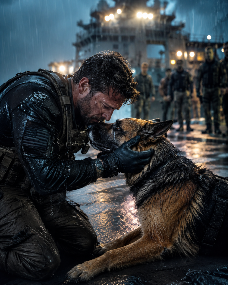 Rescue German Shepherd Cried All Night — A Navy SEAL Discovered Who She Missed