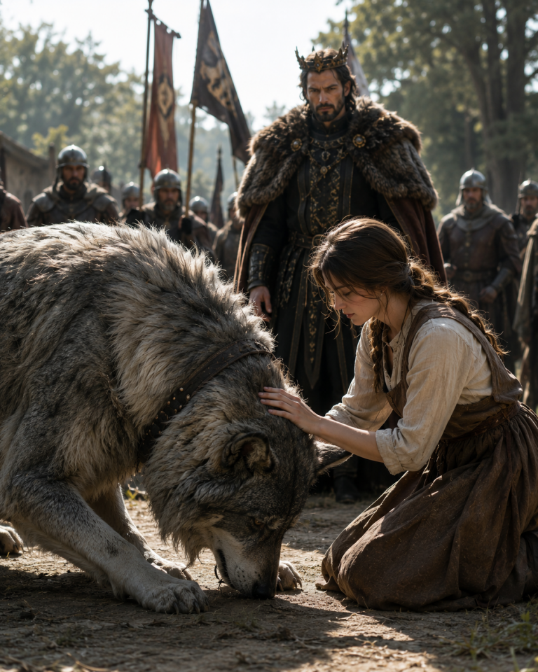 The Servant Girl Treated the Alpha King’s Deadly Beast Like a Gentle Puppy — But When the Monster Bowed Before Her, the King Discovered She Was Hiding a Power That Could Change His Entire Kingdom