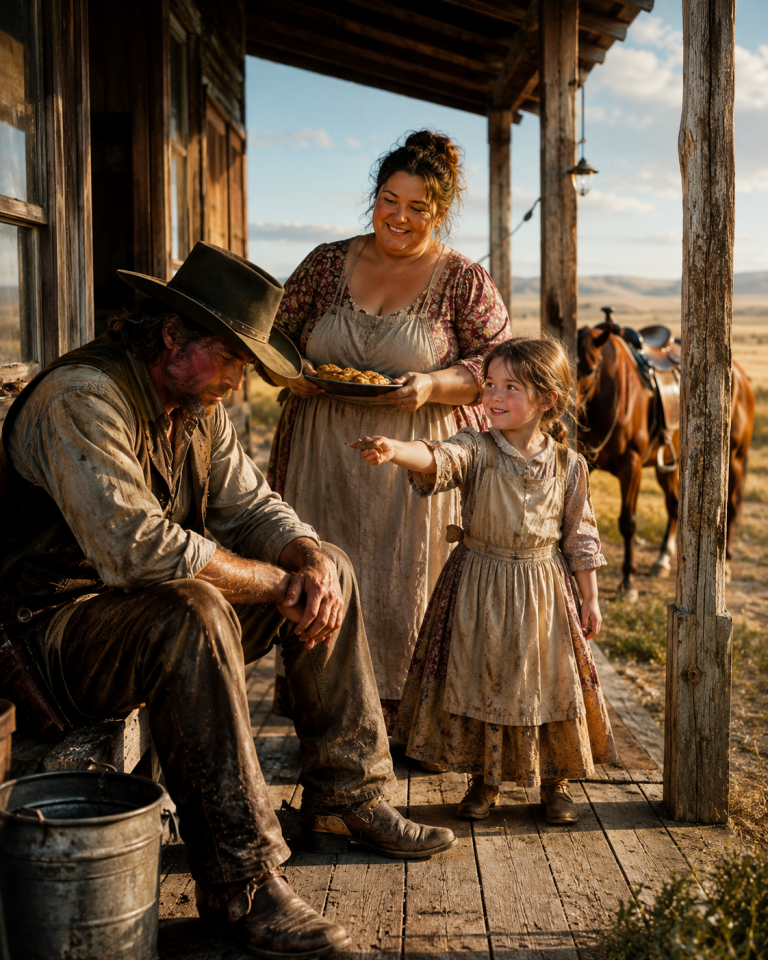 The Rancher Hadn’t Smiled in 7 Years—Until The Obese Widow’s Little Girl Said “My Mama Can Fix That”