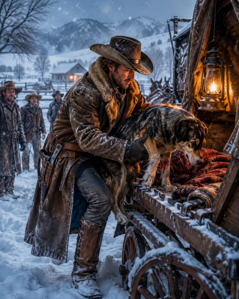 “Get In My Wagon Now.” Rich Cowboy Found Injured Dog In Blizzard—What Happened Next Shocked Everyone
