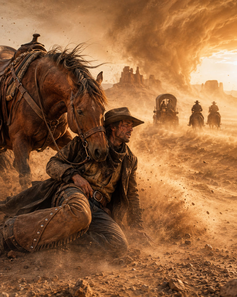 Family Left Cowboy to Die in Desert Storm With His Horse — What Happened Next Shocked All