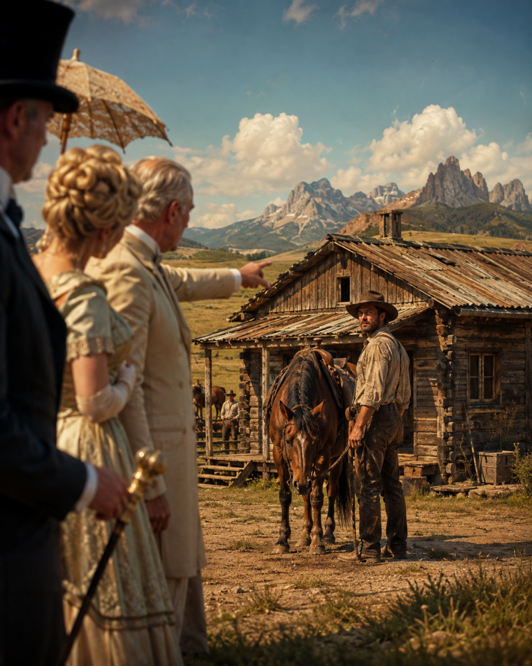Rich Family Gave Rancher a trash Cabin and UNWANTED HORSE as a Joke…But It Was His DREAM All Along