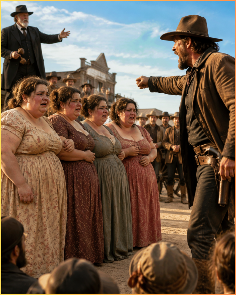 “I’ll Buy All Four Sisters For $500—No One Separates Them” Mountain Man Roared At The Cruel Auction