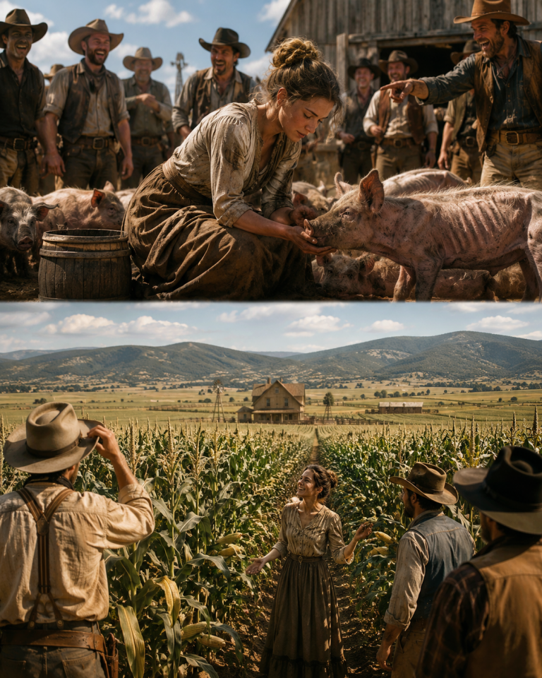 Everyone Mocked the 50 Bony Pigs She Saved — Until the Dead Clay Produced a Record Corn Crop