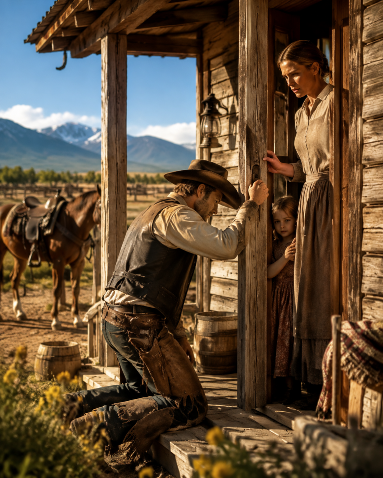 Lonely Rancher Knocked And Said “I Was Told You Need A Rancher The Widow Saw His Daughter Behind His