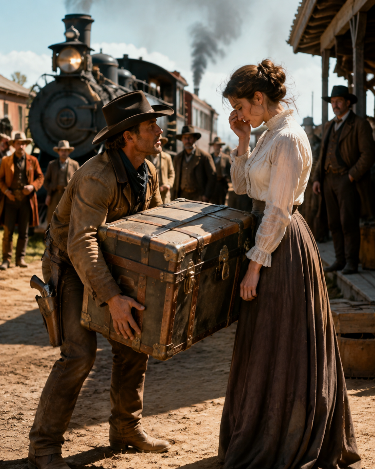 A Mail-Order Bride Was Returned At The Depot, Until A Cowboy Picked Up Her Trunk And Called Her Wife