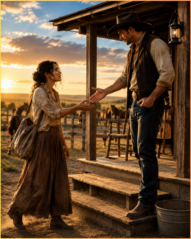She Came Asking For Work — The Rancher Said, “You’ll Find More Than Wages Here”