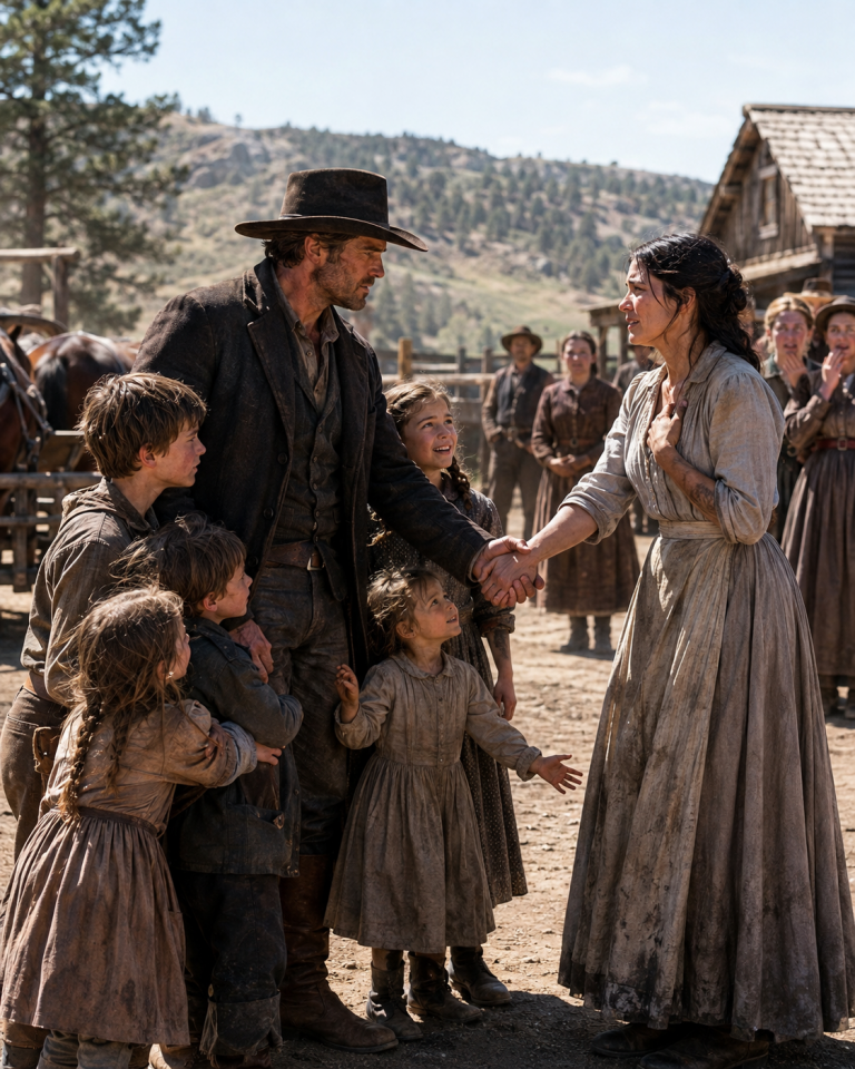 ‘She Can’t Give Children,’ They Said — Until a Lonely Cowboy With 5 Kids Chose Her