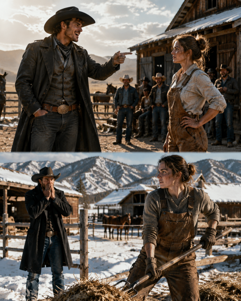 “Fix My Ranch I’ll Marry You” Millionaire Cowboy Sneered—By Winter, She Saved It and His Jaw Dropped