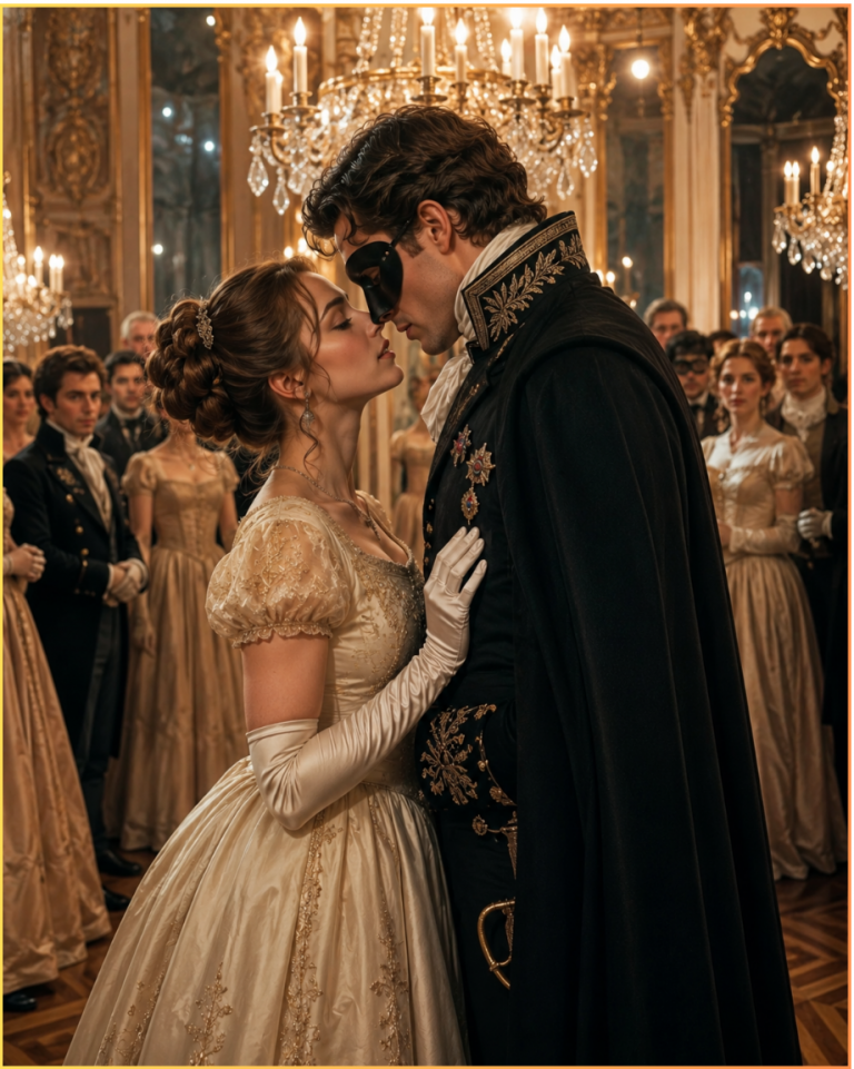 She Was Dared to Kiss a Masked Stranger at the Royal Ball… Then the Most Feared Duke Claimed Her