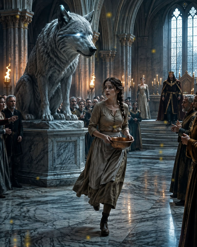 The Sacred Wolf Statue Had Not Moved in 1000 Years — It Turned to Face Her When She Walked Through