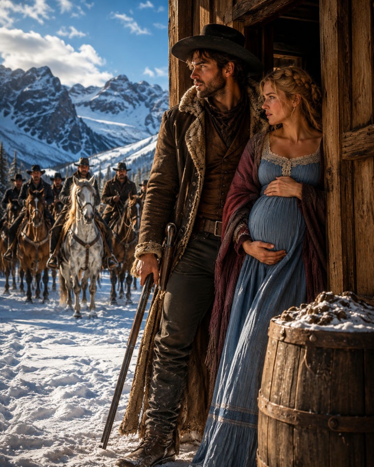 They Shamed Her for Carrying Another Man’s Child—Then the Feared Mountain Man Stood and Claimed It