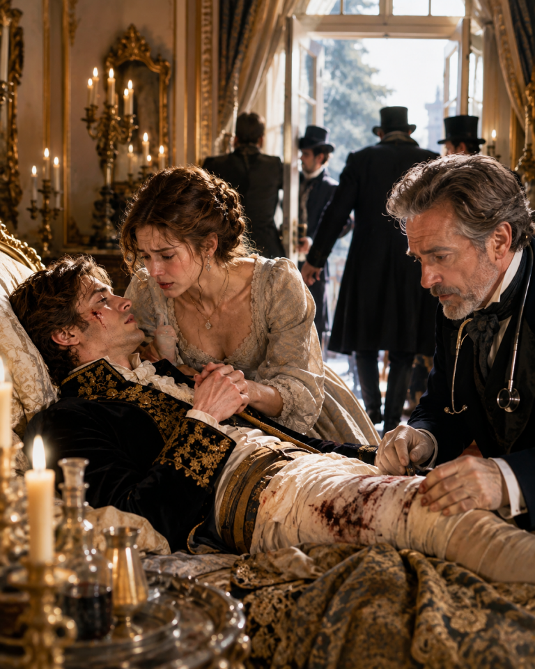 “He Has Hours Left,” the Doctor Said—Then Everyone Abandoned the Dying Duke, Unaware a Stranger Had Found Proof His Crash Was Deliberate