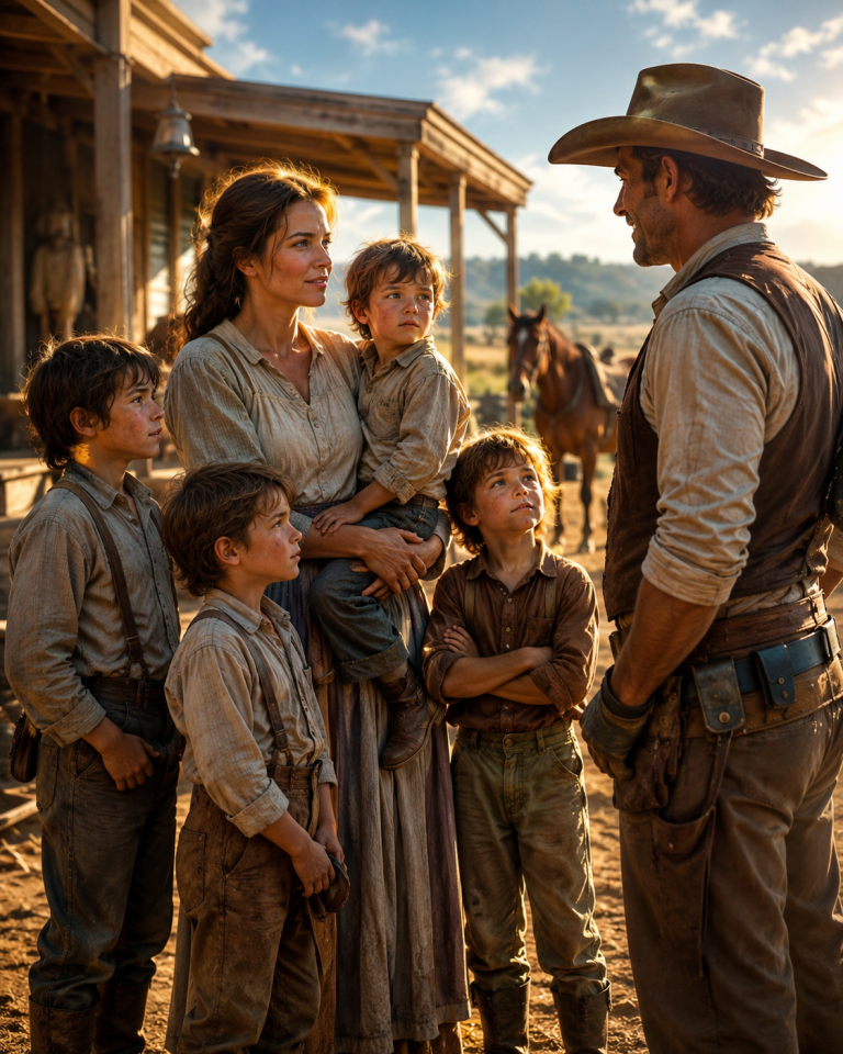 She Warned Him She Came With Four Sons – The Rancher Said, “Good. I Need Hands on This Ranch”