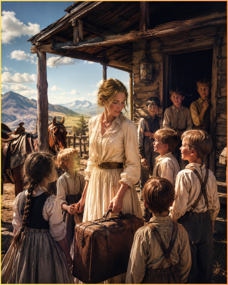 The Mail Order Bride Arrived to Find Seven Children and No Mountain Man. She Stayed Anyway.