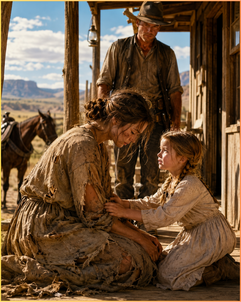 Mail-Order Bride Arrived in Rags — The Rancher’s Daughter Whispered, “Please Be Our Mama”