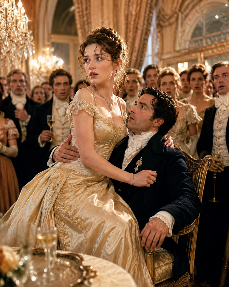 She Sat on a Stranger’s Lap to Hide From Her Former Love — Then Two Hundred Guests Fell Silent When Charlotte Realized the Man Beneath Her Was the Feared Duke Hosting the Ball.
