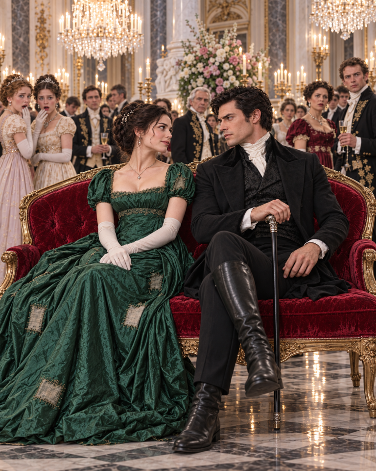 Every woman in London was warned never to sit beside Alistair, Duke of Roth. Yet Lydia Penhallow accepted her sisters’ wager and unexpectedly talked with him until the ball ended. The next morning, everyone was stunned when the feared Duke arrived at her door with an offer that could save her entire family.