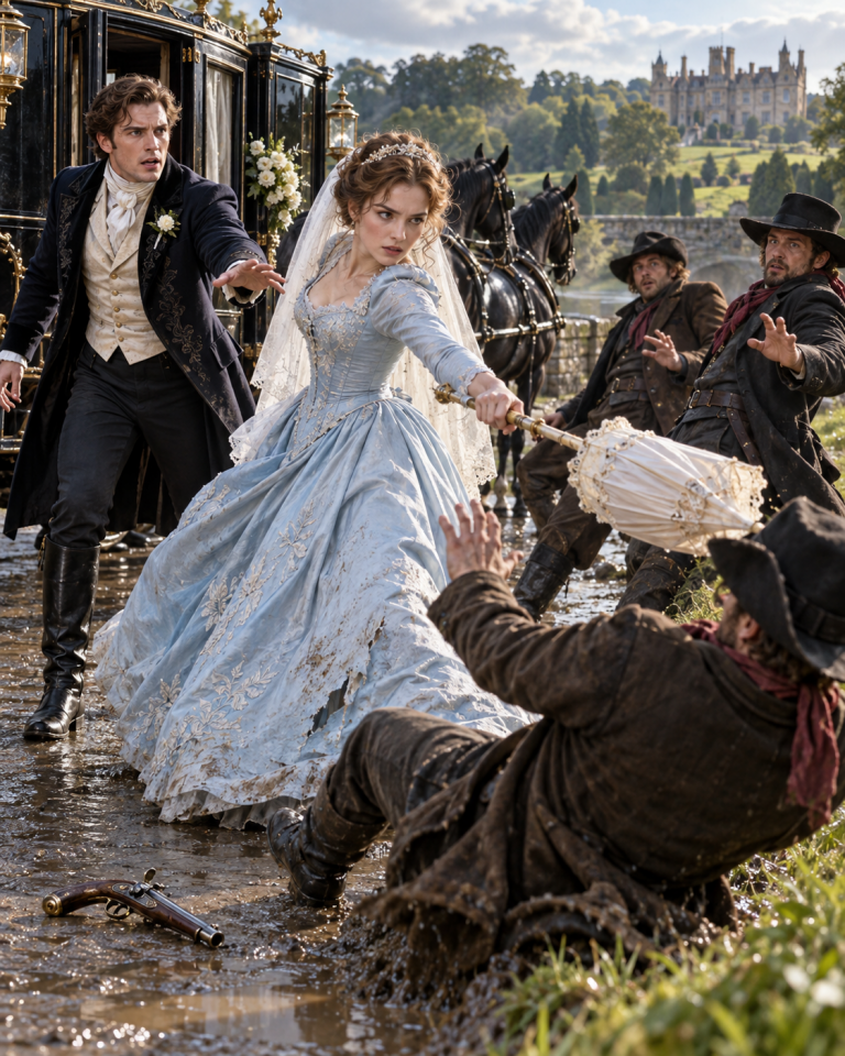 The Duke Married Her for Money and Planned to Keep His Distance—But Six Hours After Their Wedding, His “Gentle” Bride Fought Three Armed Highwaymen to Protect Him, and He Realized He Could No Longer Imagine a Life Without Her