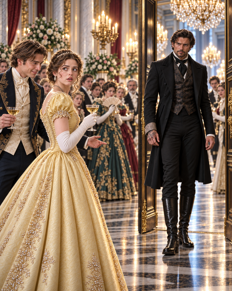 Champagne tastes of stale apples when you are twenty-five and officially a spinster. Bella Halloway toasted the ballroom doors and swore she would marry the next man through them — and the Duke of Westford walked in with coal dust under his nails, just as her reckless promise began spreading across the ballroom.