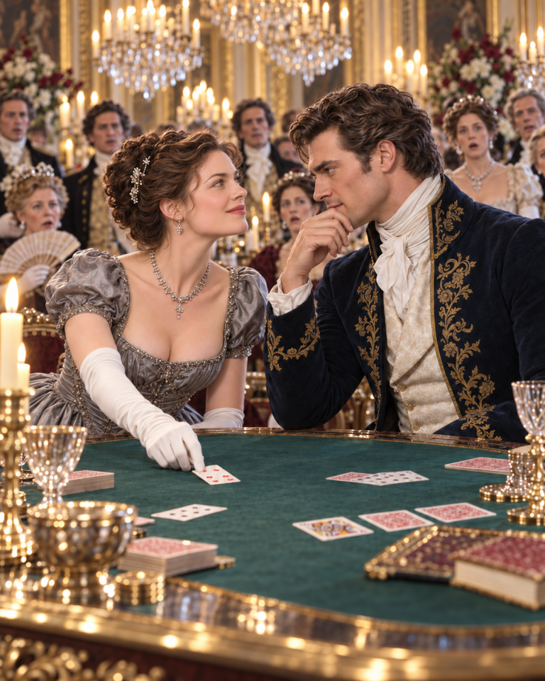 For eleven years, the Duke of Dowich had never lost a card game. Then a thirty-year-old spinster in grey silk accused him of cheating before thirty witnesses and wagered that if she won the next three hands, he would publicly court her for six weeks. On the final morning, she left him a letter containing only four words: “Do not come after me.” He read it in a shabby parlour and was on horseback before dark.