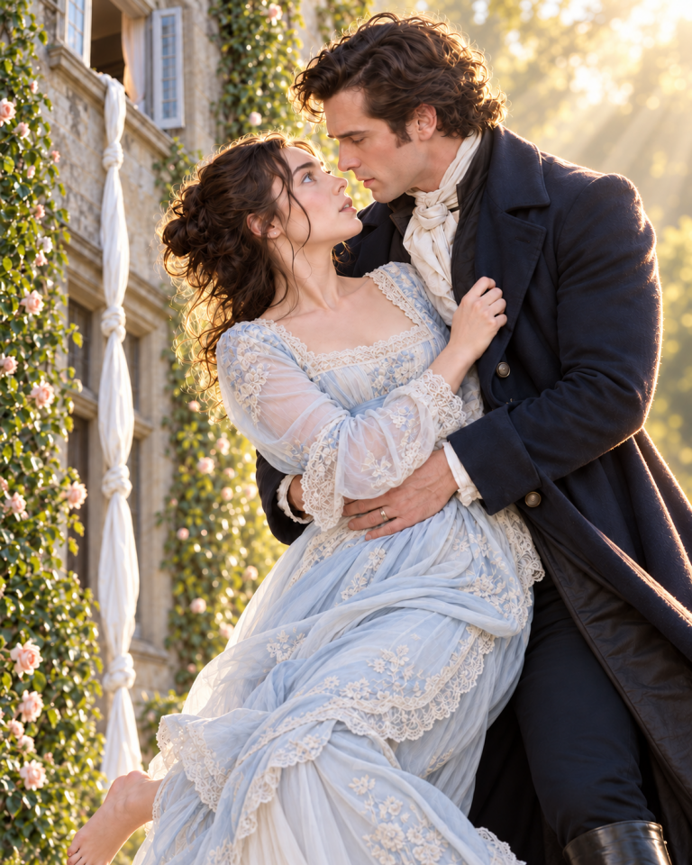 She Climbed Out of a Second-Story Window at Dawn to Escape the Man She Was Being Forced to Marry — But When She Fell Into the Arms of a Feared Duke Who Had Buried His Heart for Twelve Years, Neither Knew That One Desperate Fall Would Change Their Lives Forever