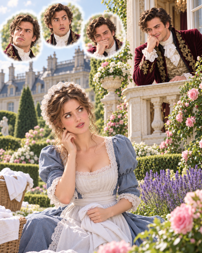 The New Maid Mocked the Duke’s Eyebrow, Unaware He Was Standing Behind Her—But Instead of Dismissing Her, He Smiled for the First Time in Eleven Years, Beginning a Love That Could Either Crown Her or Destroy Them Both.