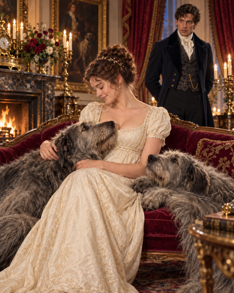 Alaric Vaughn, Duke of Thornhold, has rejected three perfect brides. Onoria Finch intends to become the fourth, until his two enormous wolfhounds block the drawing-room doorway and refuse to let her pass. That very night, his mother hires a woman so unremarkable she is nearly invisible. Yet when the two fearsome hounds lie obediently at her feet, the coldhearted duke is left utterly stunned.