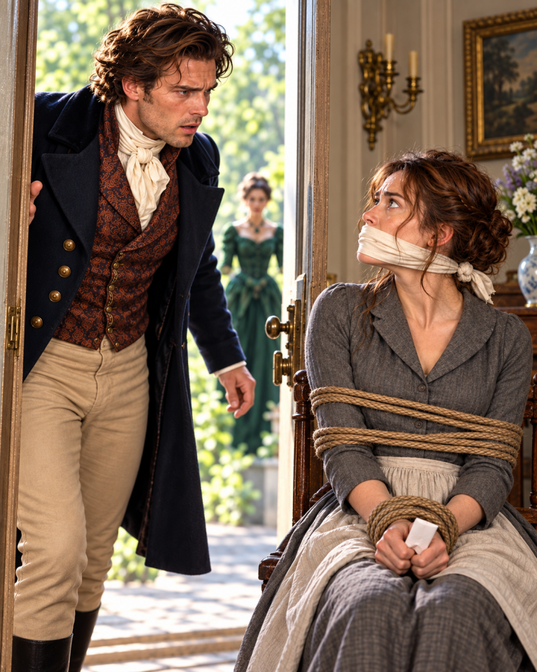 A duke found his bride-to-be’s servant bound to a chair in a cottage with a theft charge. But the girl slipped a folded note into his pocket — and it named the poison meant to be poured into his wedding goblet, purchased through the very household he was about to marry into.