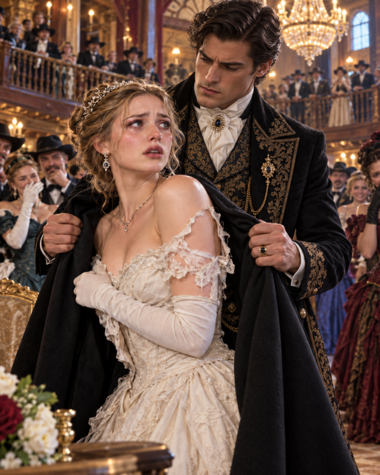 They Tore Her Gown at the Bride Selection and Three Hundred Guests Laughed — But the Feared Duke Had Heard the Tear, Seen the Cruel Hand Behind It, and Refused to Let Her Shame Become Their Triumph
